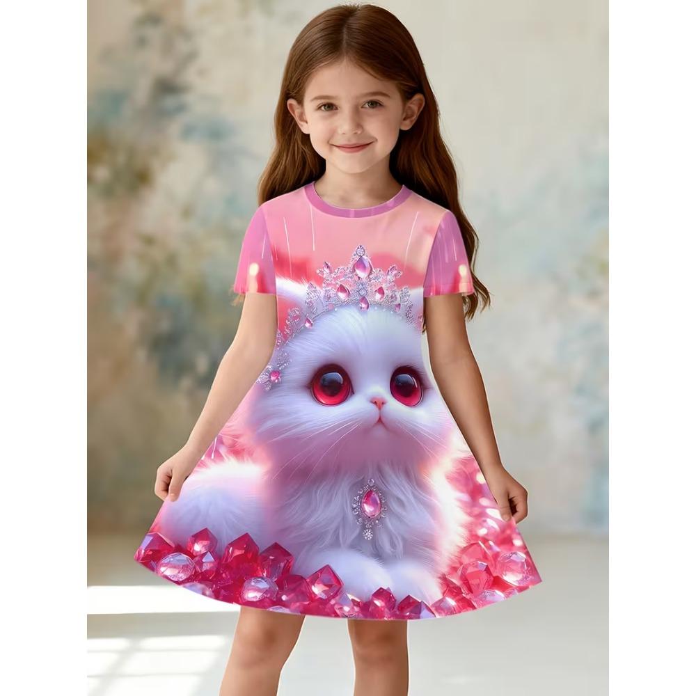 

Women s children s dress - fashionable, loose and simple design 100 cm