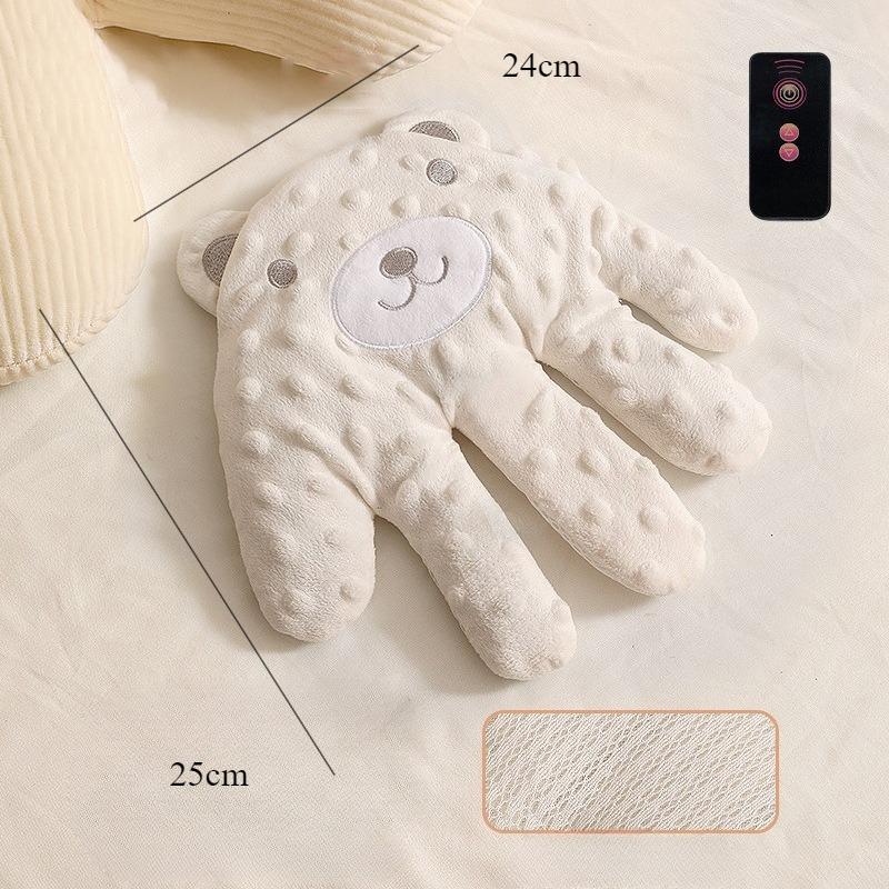 

Детская подушка для сна Комфорт Ладонь Автоматическое похлопывание Анти-испуг Успокаивающая кукла Электрическое наполнение ПЭ Успокаивающая кукла Похлопывание по попе Ладони рук Pat-Beige