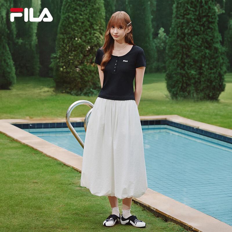 Fila Women's Slim Fit Knit Short Sleeve T-Shirt