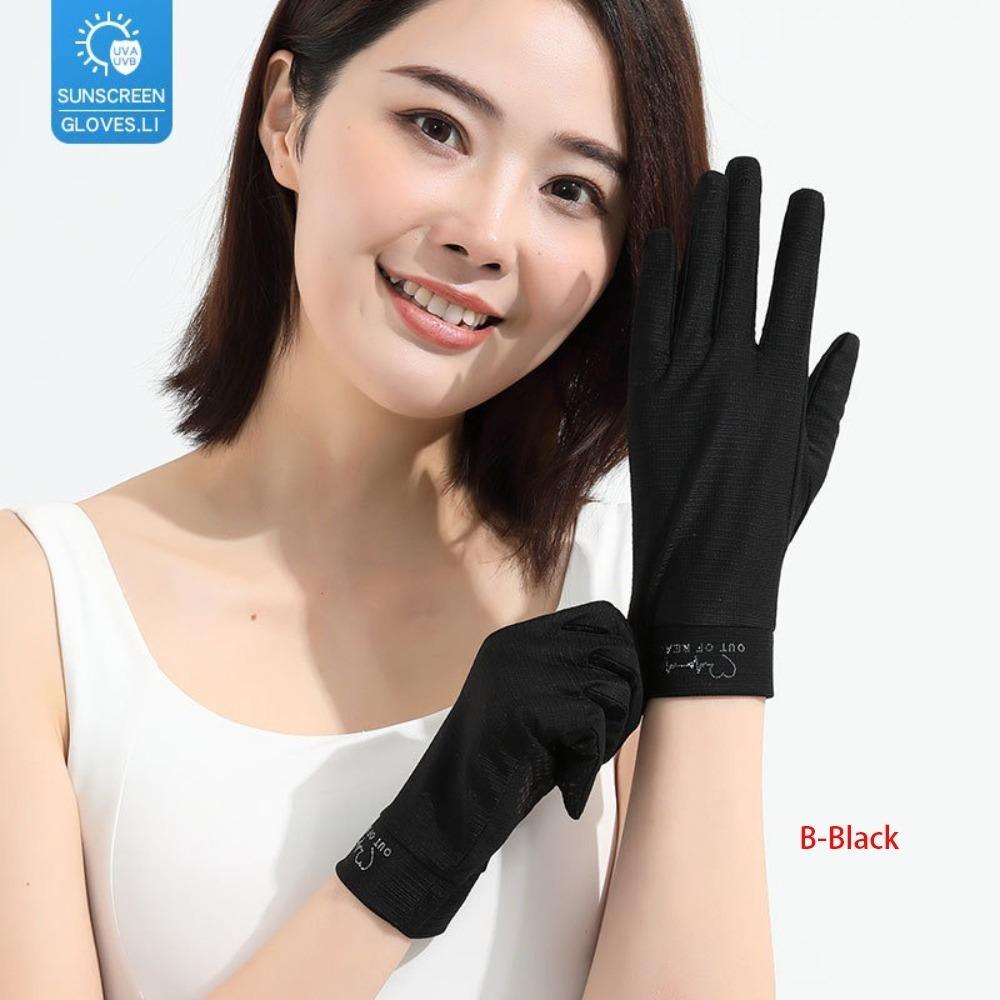 Anti-UV Sunscreen Gloves Flip Finger Riding Driving Gloves New Driving Mittens Outdoor Sports