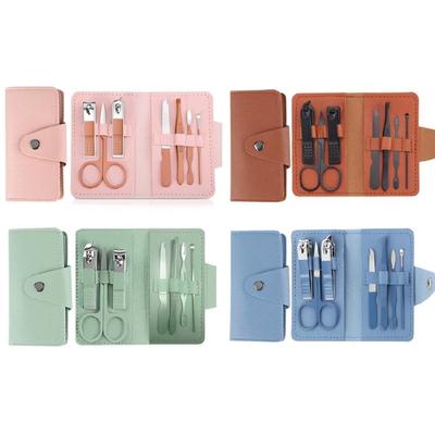 7 Pieces Manicure Set Nail Care Set Pedicure Set Stainless Steel Nail Care Set Fingernail Care Set for Travel