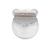 Kalimba Acrylic 17 Key Transparent Thumb Piano Mbira Sanza with Tuner Hammer Holder Kalimba Case