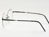 Alloaiweeo [Alo:Ctzen] Ci8715C C2 Super Slim Twist Ultra-Light Black Metal Eyeglass Frames