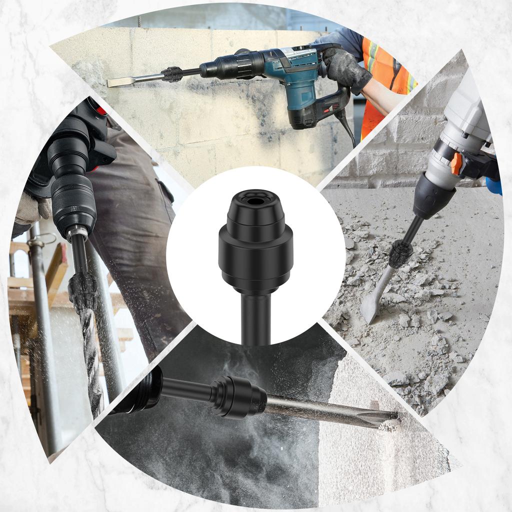 SDS Max zu SDS Plus Bohrfutter-Adapter Bohrfutter-Adapter Konverter, Bohrer Bohrfutter Bohrer Konverter Schaft Schnellwerkzeug für Bauwesen