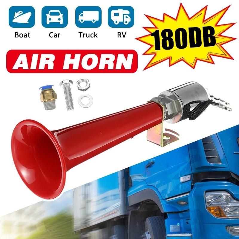 Electroplating/New car, truck, truck single tube horn 12V 24V 180DB, bird calling subwoofer air horn