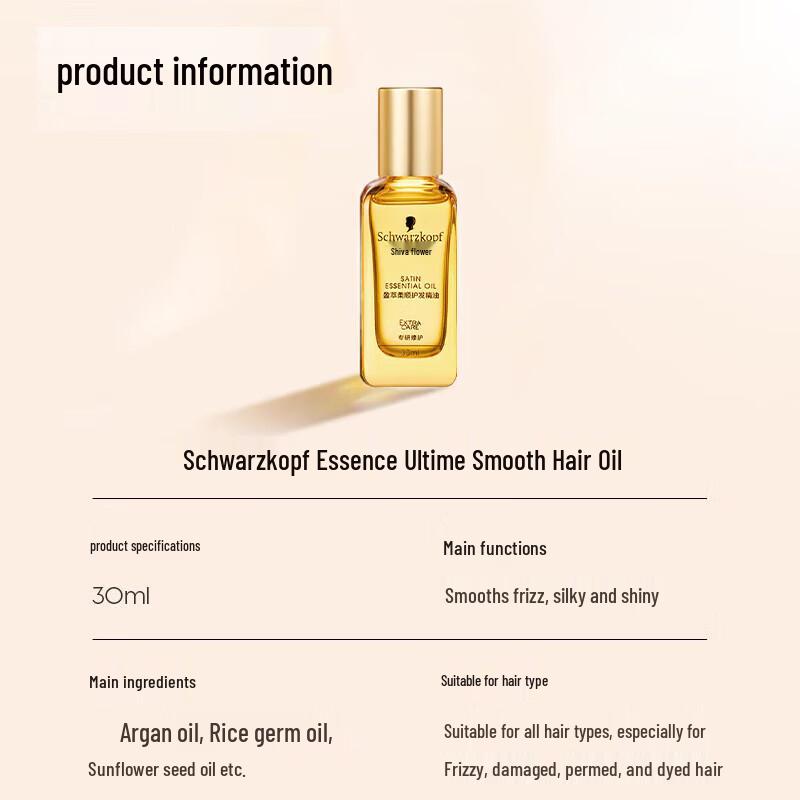 Schwarzkopf Oil Control Ginger Essence Shampoo & Hair Oil Set