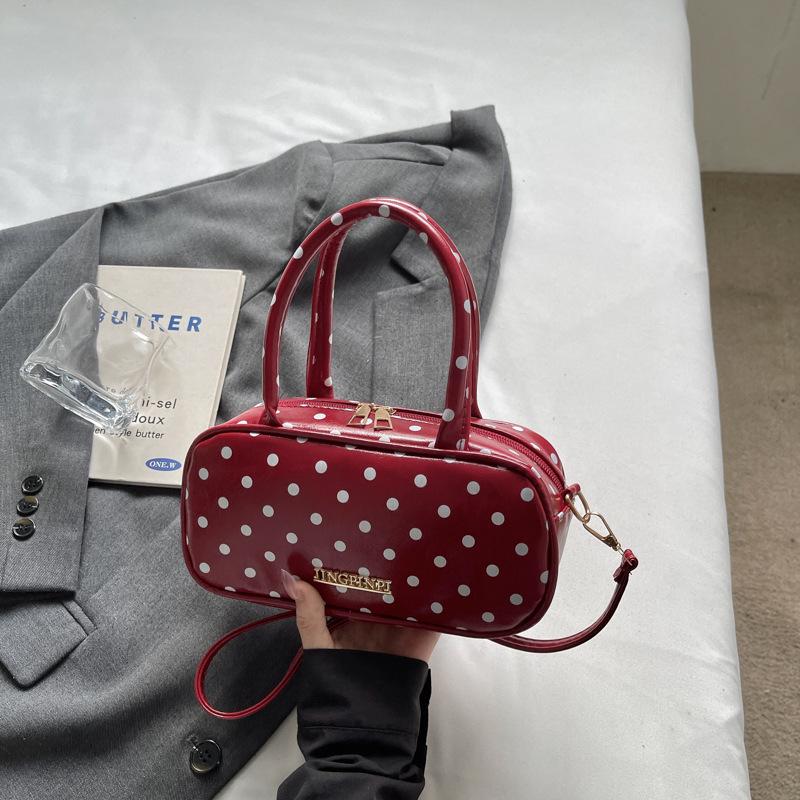 2026 Fashionable Polka Dot Versatile Crossbody & Shoulder Handheld Bag for Women