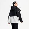 Li Ning Sports Casual Loose Simple Hooded Windbreaker Unisex Outerwear Black Gray AFDUC59-3