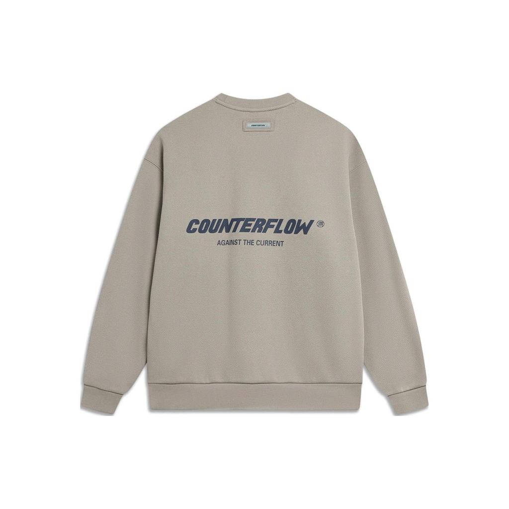 Li Ning CF Sweatshirt Unisex Rock Ridge Gray AWDTB05-6