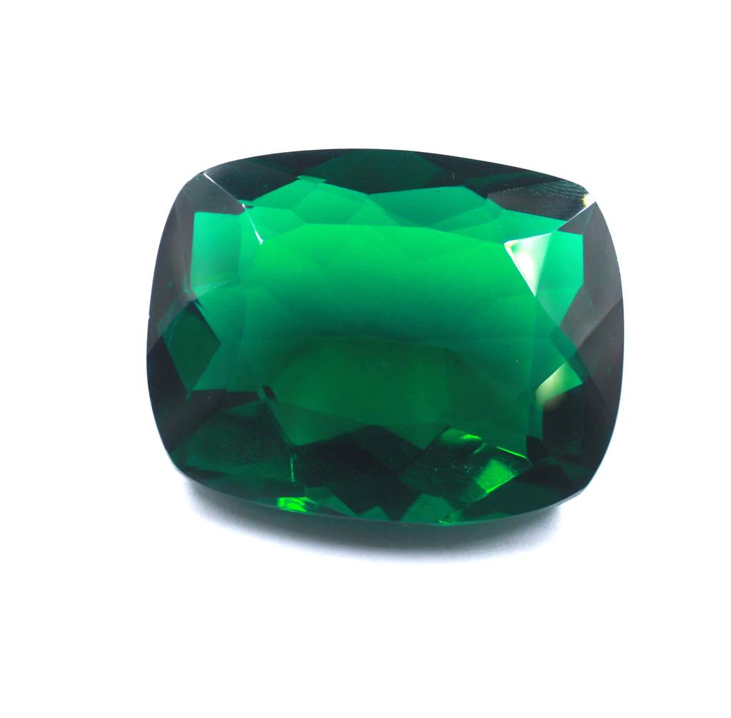 238.95 Carat Green Moldavite Cushion Shape Lab Created Certified Gemstone SN394