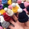 10pcs DIY Mini Knitting Hats Sewing Crafts Mini Wool Hat  Christmas Gift