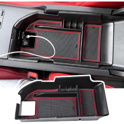 Center Console Organizer Tray Compatible with Camry XLE XSE 2018-2024 and Red