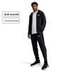 Under Armour Dres Logo Bluza z kapturem Długi rękaw Top Slim Wygodny Modny Długie spodnie Zestaw casualowo-sportowy Męskie Dresy Czarne 1390152-001