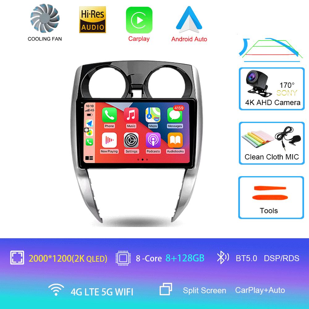 Android 14 Car Radio For Nissan Note 2 E12 2012 - 2021 Multimedia Video Player Navigation Stereo GPS No 2din 2 Din Dvd