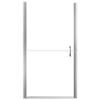 VidaXL Shower Door Shower Wall Shower Cabin Screen Partition Bathroom Home Interior Tempered Glass 91x195 146656