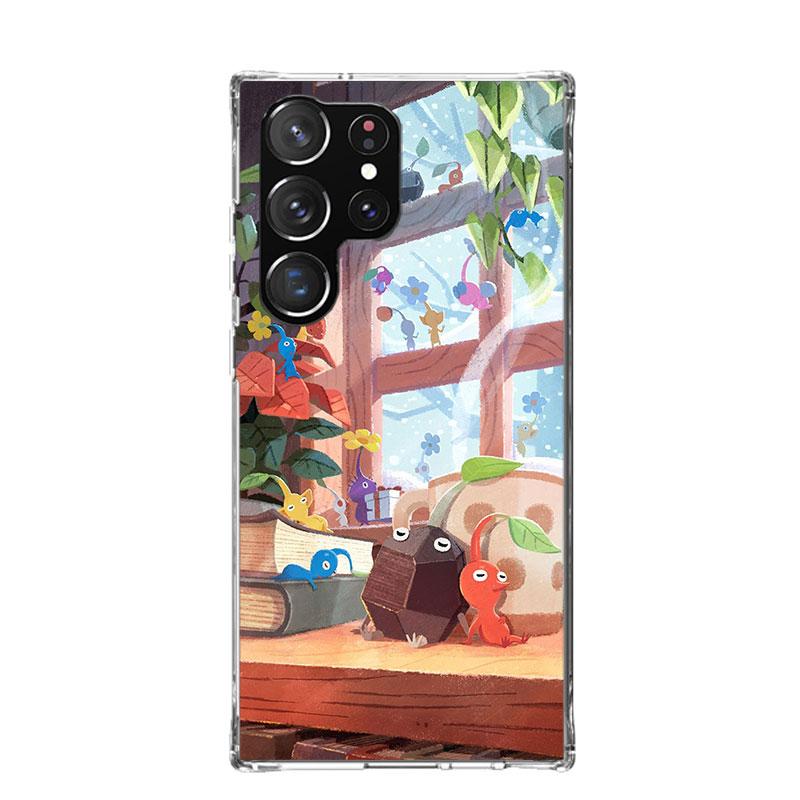 Spiel P-PikminS 4 Handyhülle Für Samsung Galaxy S26 S25 Edge S24 S23 FE S22 Ultra S21 Plus S20 + Fundas Hülle Coque Galaxy S25 S2