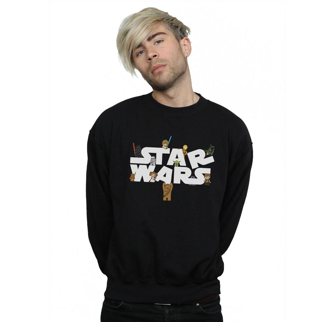 Star Wars Mens Kiddie Logo Sweatshirt