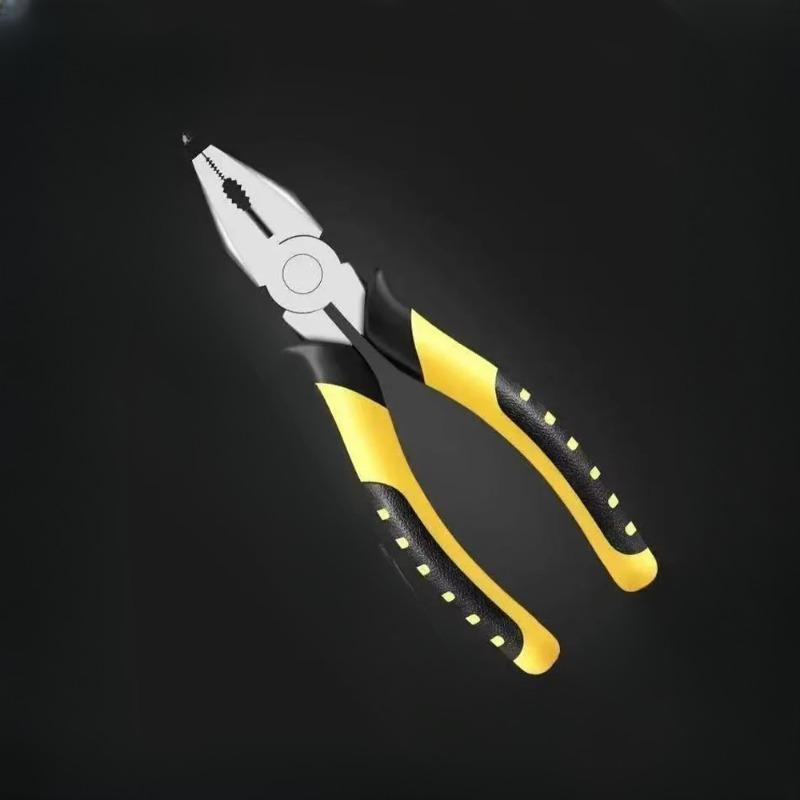 Multifunctional Hardware Pliers 8-inch Universal Wire Cutting Pliers, Diagonal Pliers, Crimping Pliers, Pointed Nose Pliers Manual Tools Electricians