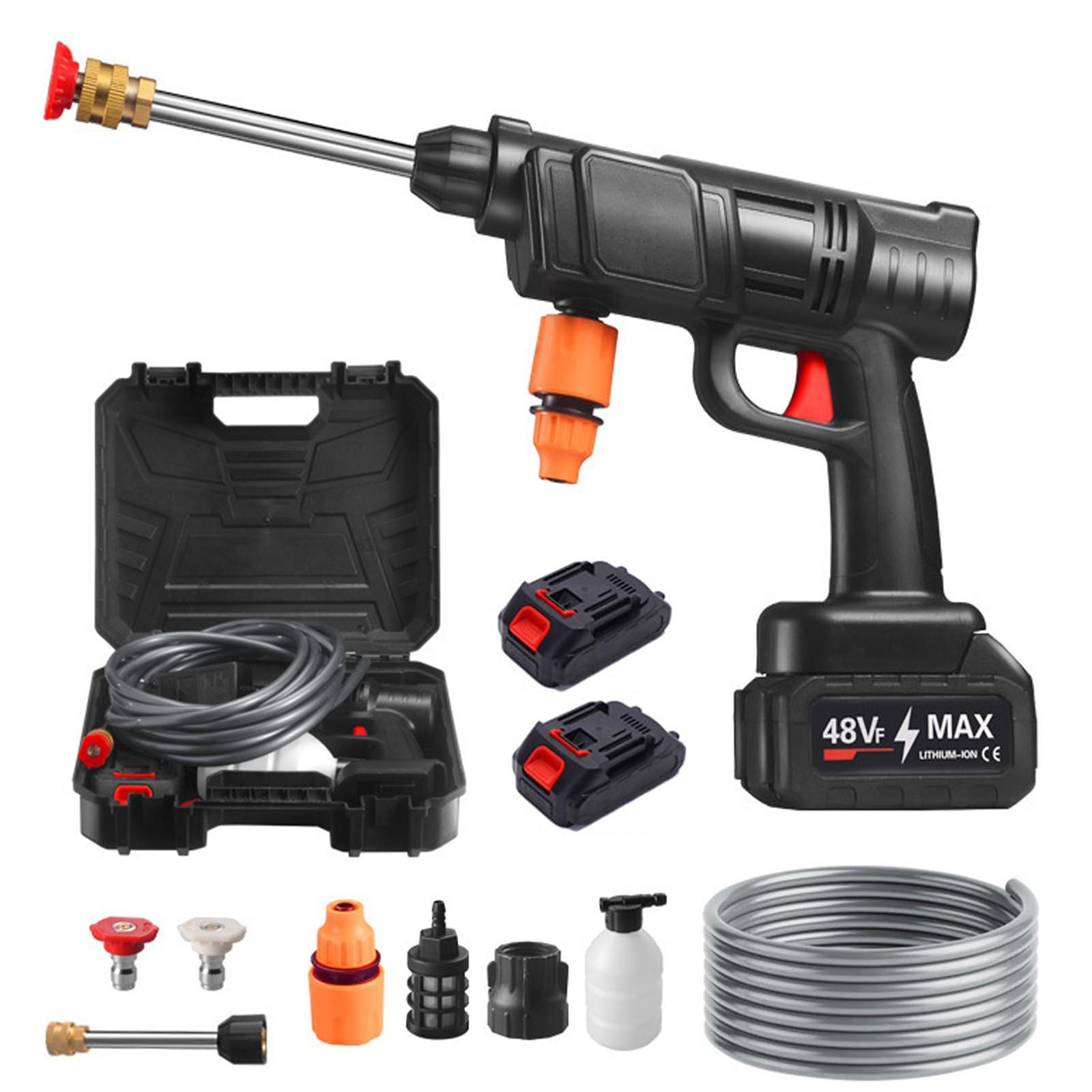 

Автомобильная вода, Бытовая электрическая зарядная автомойка, Универсальная мощная автомойка One Size чёрный