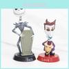 Weihnachts-Albtraum Modellfigurine mit Skelett Jack und Sally Auto-Schmuck