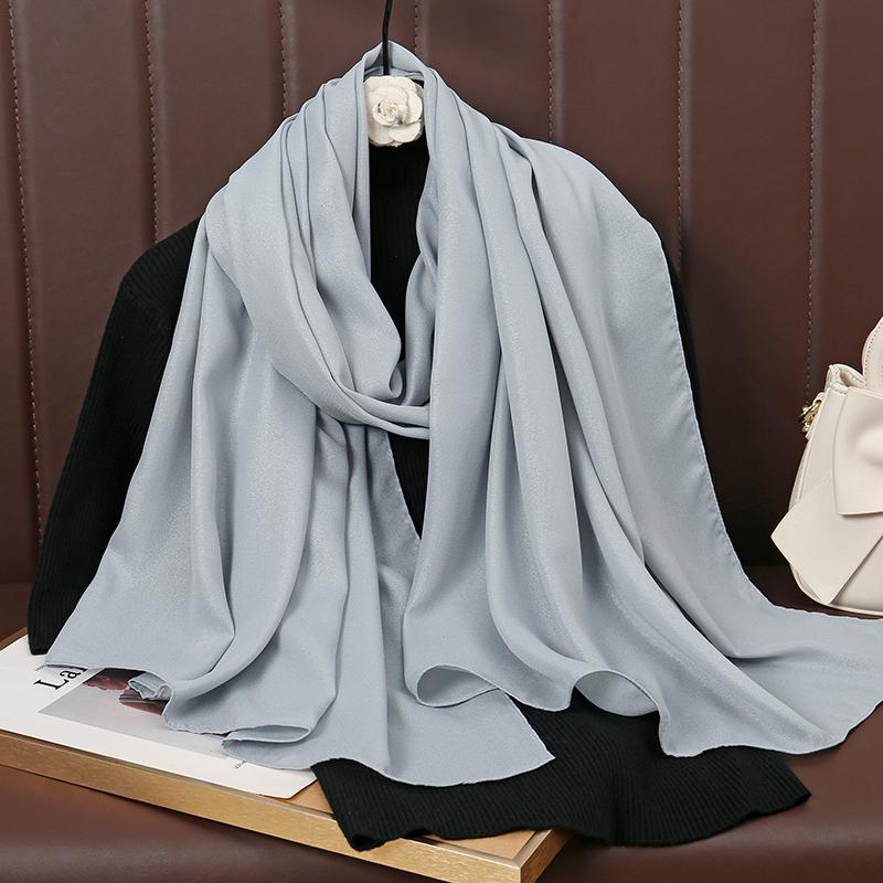 Classic Muslim Girl Chiffon Hijab Scarf Women Long Head Wrap For Women Wedding Hijabs Scarves Veil Headscarf Islamic Turban