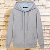 Felpa con cappuccio da uomo oversize a tinta unita Cappotto con cappuccio Cardigan con zip Giacca felpa spessa