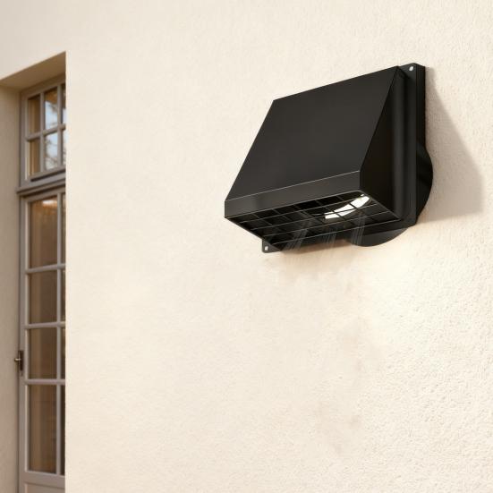 Tørketrommelventilasjonsdeksel 4 tommer Ute med Avtakbart Gitter Enkel Installasjon Rustfritt Stål Veggmontert Avtrekksventil