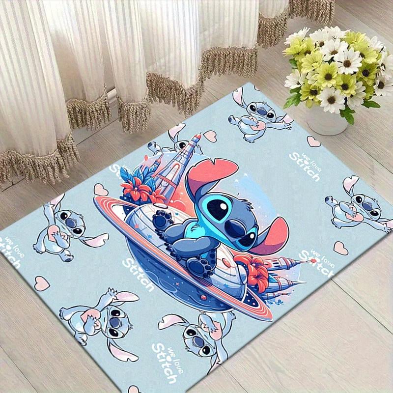 

1pc Stitch Pattern Area Rug Soft Flannel Floor Mat for Living Room,Office,Bedroom and Carpet 60cm by 90cm