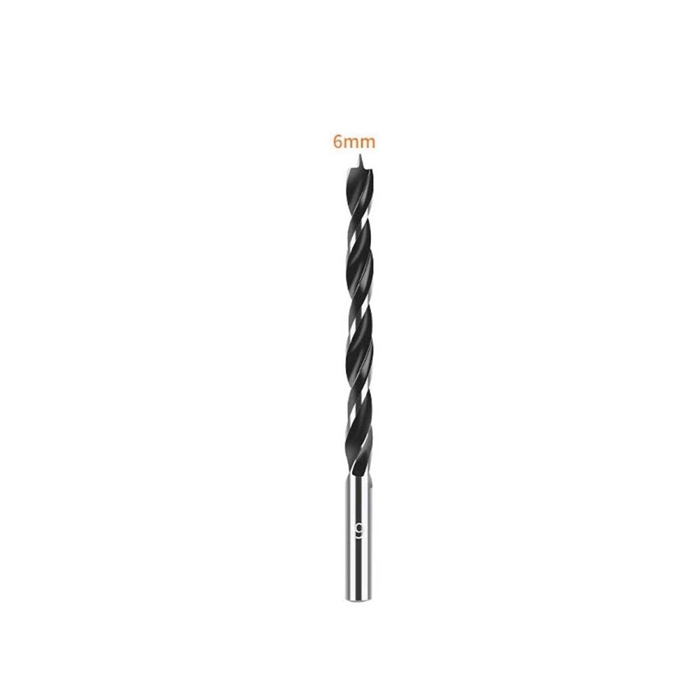 1pc Threepoint Wood Drill Bit High Carbon Steel Spiral 3 10mm Diameter & Length