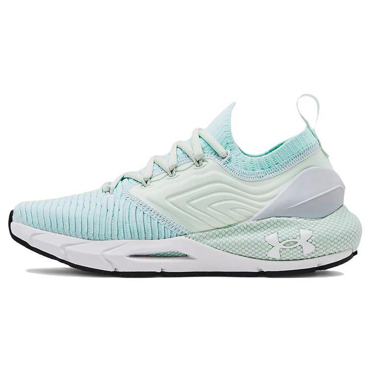 Under Armour HOVR Phantom 2 Comfortable Fabric Low Top Casual Running Shoes Women sneaker Sea-Fog-Blue 3024155-308