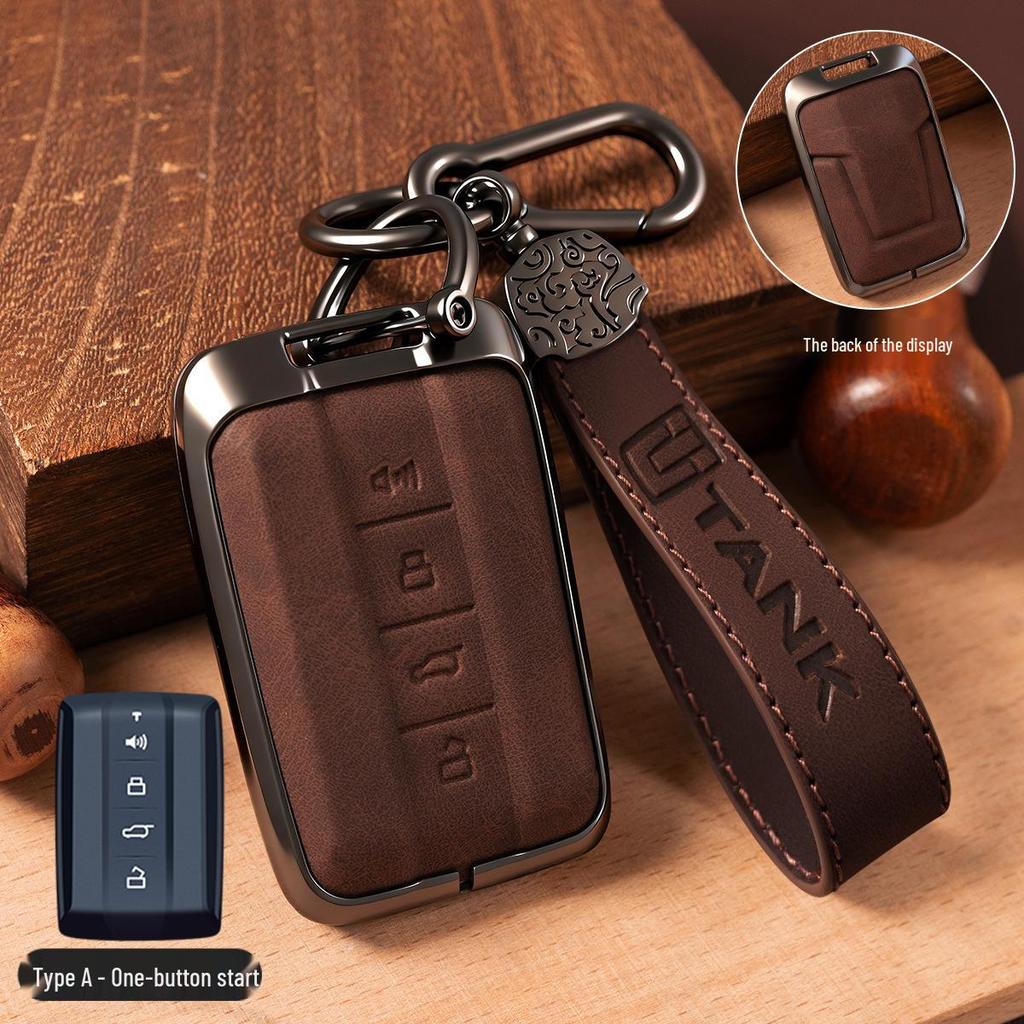 Compatible with the Cyber Tank 300 and Wey Tank 500, This Car Key Shell and Protective Cover.
