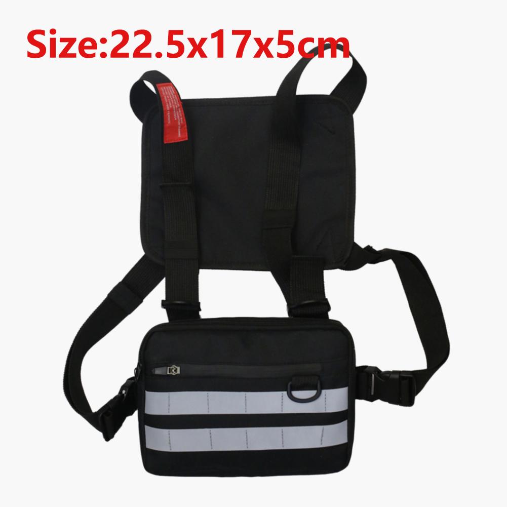 Functional Tactical Vest Backpack Vest Lightweight Fashion Waistcoat with Pocket & Extra Storage for Cycling Running