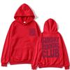 Sunday Running Club Graphic Hoodie Men Women Sporty Jogging Trendy Sweatshirt Oversized Fleece Casua Gifts