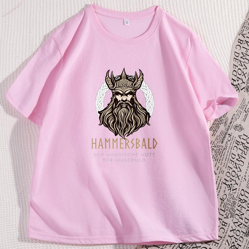Vintage Head God T-Shirt Lässig Rundhals Baumwolle Kurzarm T-Shirt Streetwear Lockerer Schnitt Grafik T-Shirt Herrenkleidung Streetwear