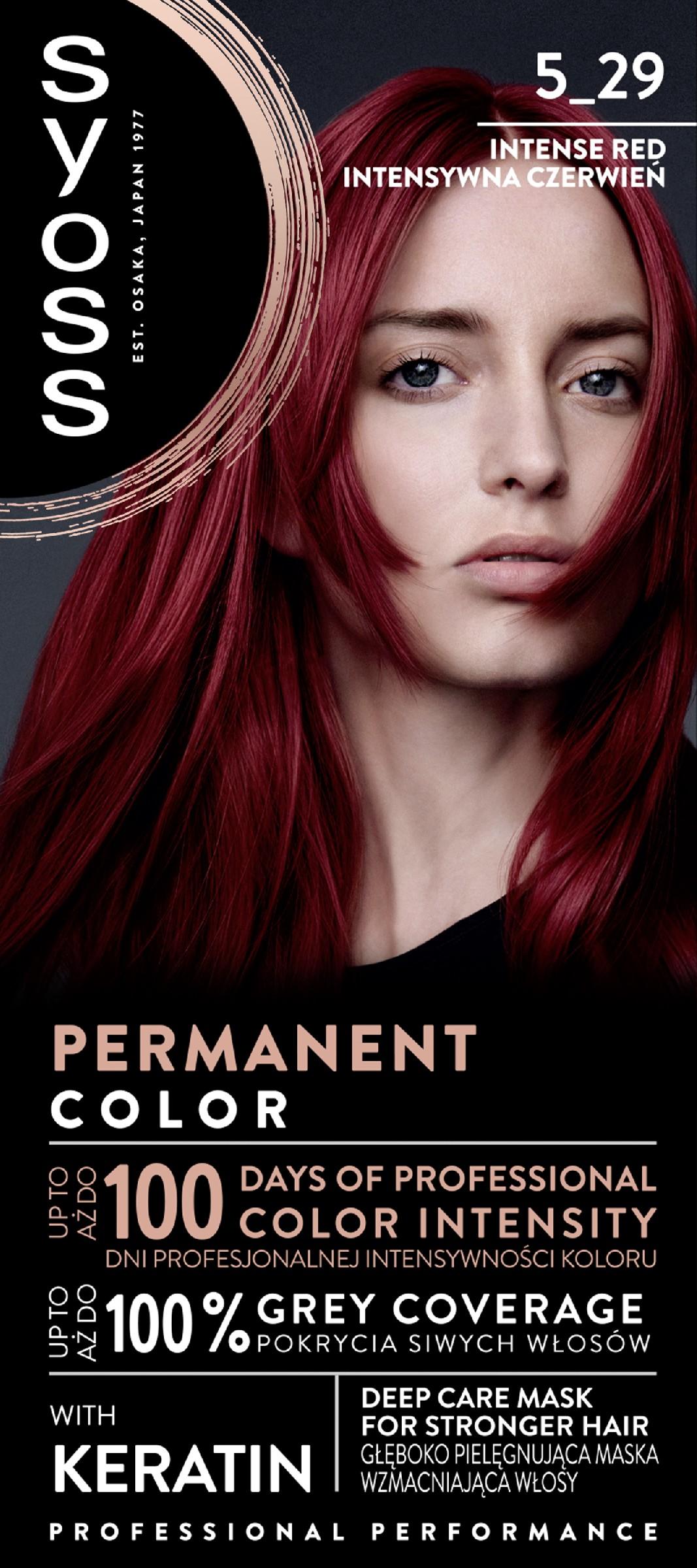 Syoss Coloración para el Cabello 5-29 Rojo Intenso