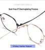 2021 Unisex Retro Japanese Style Black Titanium Polygonal Glasses 2316