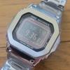 Used CASIO Watch G-SHOCK GW-M5610 Radio Tough Solar Full Metal Custom Silver