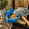Multifunctional Parrot Bath Basin Swimming Pool Bird Feeding Bool Bird Drinking Bowl Bird Cage
