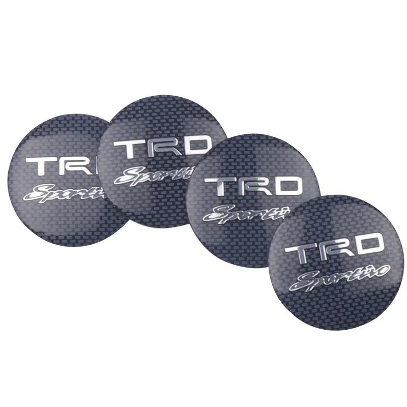 Do Toyoty 2026 Nowe Kołpaki 4 szt. Środkowa Osłona Piasty Koła Samochodowego Aluminiowa Metalowa Naklejka z Logo Do Toyoty Corolla Camry Rav4 Yaris Hilu