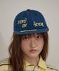 WAIKEI Mellow Letter Nylon Cap Navy