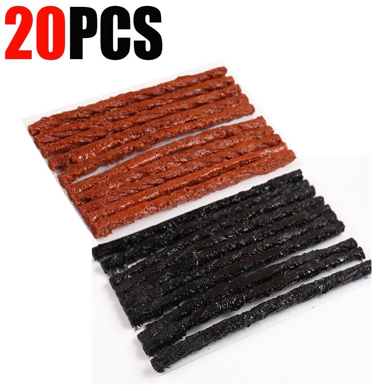 10-50pcs Mixed Tire Repair Strips Stiring Glue for Tyre Puncture Emergency Car Motorcycle Bike Tyre Repairing Rubber Strips