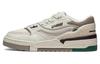 001 BTC PREMIUM Cow Leather, Textile Comfortable Slip Resistant Low Top Skateboard Shoes Men's Bone White AGCT101-2