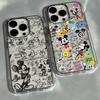 Graffiti M-Mickey Minnies Phone Case for Xiaomi Redmi Note A5 A3 15 14 13 14c 13c 12 11 10 9  Pro Plus 4G 5G Transparent Cover