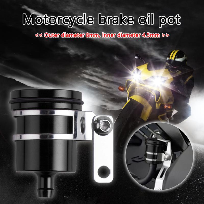 Aluminum Alloy Clutch Tank Oil Fluid Cup Motorcycle Clutch Tank Cylinder Brake Fluid Reservoir Universal Motorbike Accessories