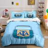 Blue AFA Sports Team Bedding Set Bedding Duvet Cover Set Duvet Cover Pillowcases (1 * Duvet Cover 2 * Pillowcases, without duvet insert)