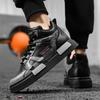 Men Shoes Sneakers High Top Mens Casual Shoes Luxury Breathable Men Walking Shoes Trend Leather Shoes for Men Running Shoes Male Footwear