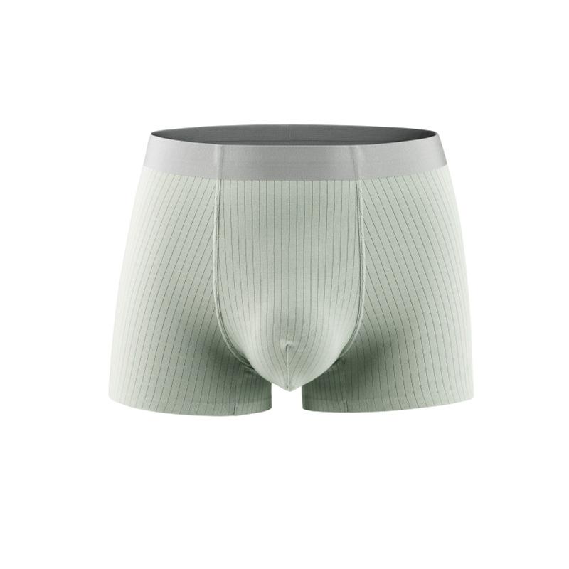 Men's Antibacterial and Traceless Pure Cotton Underwear Men's Breathable Sports Boxer Shorts