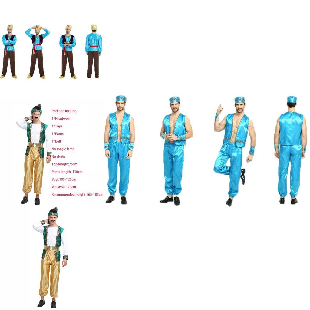 Vibrant Adult Aladdin Magic Lamp Princess Jasmine Halloween Costume For Parties