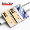 Galaxy Z Fold8 Ultra Protective Case With Flat Hinge Design Vegan Leather Cover Shockproof Stand Support