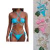 Sexy Bikini With Cross Tie Straps For Beach Swimwear Sexy Womens Swimsuit For Vacation
